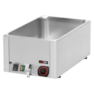 photo 1 bain marie électrique gn 1/1 - 150 top avec vidange - bmv 1115