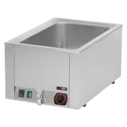 Photo 1 matériel référence RED94: Bain marie électrique GN 1/1 - 200 TOP avec vidange - BMV 1120