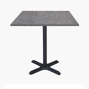Photo 1 matériel référence DINA77E048-8314: Tables carrées 70x70cm pied noir - caldeira - Lot de 4 tables