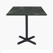Photo 1 matériel référence DINA77E2263Z: Tables carrées 70x70cm pied noir - calypso - Lot de 4 tables