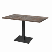 Photo 1 matériel référence MIL11070ME048-8314: Tables rectangulaires 110 x 70cm pied noir - caldeira - Lot de 2 tables