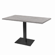 Photo 1 matériel référence MIL11070ME2007W: Tables rectangulaires 110 x 70cm pied noir - cuma light - Lot de 2 tables