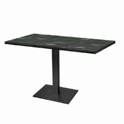 Photo 1 matériel référence MIL11070ME2263Z: Tables rectangulaires 110 x 70cm pied noir - calypso - Lot de 2 tables