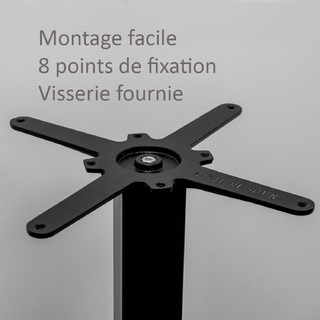 photo 5 tables rectangulaires 110 x 70cm pied noir - chene slovene - lot de 2 tables