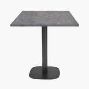Photo 1 matériel référence RNDN77E048-8314: Tables carrées 70x70cm pied noir - caldeira - Lot de 4 tables