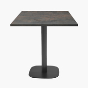 Photo 1 matériel référence RNDN77E2320Z: Tables carrées 70x70cm pied noir - seattle fusion - Lot de 4 tables