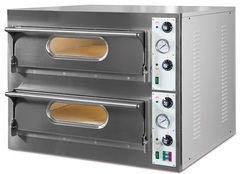 Photo 1 matériel référence START44: Four à pizza électrique 2 chambres 4 + 4  pizzas 33 cm 500°C 9.4Kw