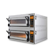Photo 1 matériel référence TRD66: Four à pizza électrique numérique - 2 x 6 pizzas - TR LINE