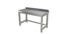 Photo 1 matériel référence TM0460CX-0: Table inox murale sans sous tablette 400 x 600 x 850 mm