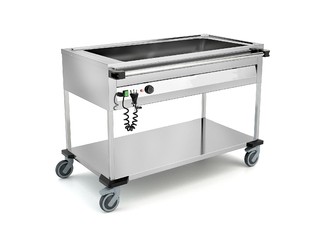 photo 1 chariot bain-marie usage frontal