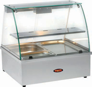 photo 1 vitrine chauffante bain-marie