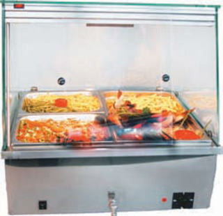 photo 2 vitrine chauffante bain-marie