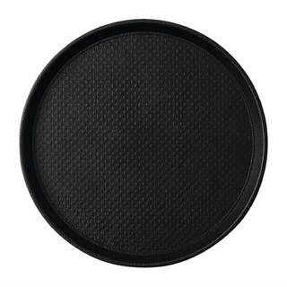 photo 1 plateau antidérapant roltex blackline rond 310mm noir