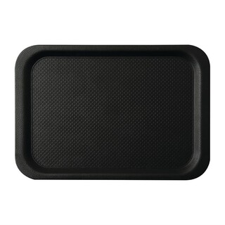 photo 1 plateau antidérapant roltex blackline rond 420 x 300mm noir