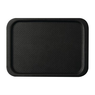 photo 1 plateau antidérapant roltex blackline rond 490 x 340mm noir