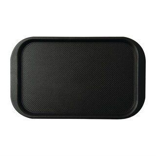 photo 1 plateau antidérapant roltex blackline rond 630 x 390mm noir