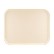 Photo 1 matériel référence DR861: Plateau de service en polyester Roltex America 460x360mm beige