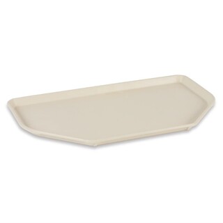 photo 1 plateau de service en polyester roltex trapèze 500x325mm beige