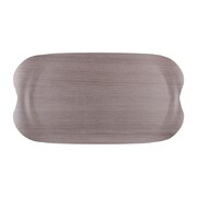 Photo 1 matériel référence DS020: Plateau de service Roltex Wave 43x23cm bois gris veiné