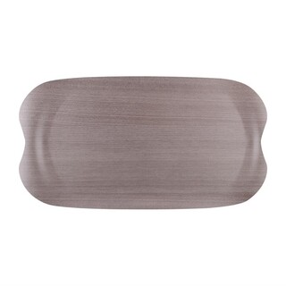 photo 1 plateau de service roltex wave 43x23cm bois gris veiné