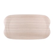 Photo 1 matériel référence DS021: Plateau de service Roltex Wave 43x23cm bois clair veiné