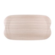 Photo 1 matériel référence DS021: Plateau de service Roltex Wave 43x23cm bois clair veiné