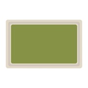 Photo 1 matériel référence DS085: Plateau de service en polyester Roltex GN 1/1 530x325mm vert