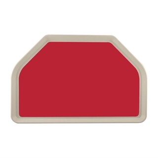 photo 1 plateau de service en polyester roltex trapèze gn 500x325mm rouge