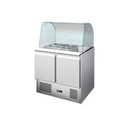 Saladette avec Vitrine Réfrigérée 2 portes