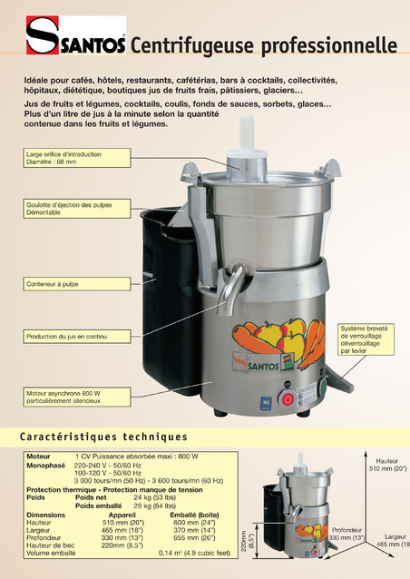 Centrifugeuse gros débit < Centrifugeuses