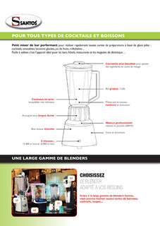 photo 3 mixer de bar / blender 1,25 litre