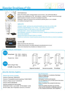 photo 4 blender juice bar 2,4 litres programmable