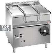 Sauteuse gaz basculante cuve inox, 60 litres