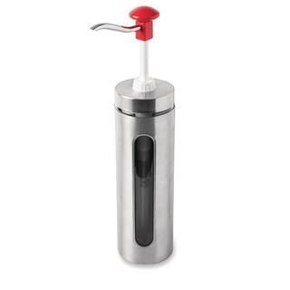 photo 1 distributeur de sauce inox dose 30ml schneider rouge