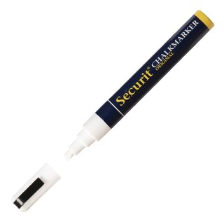 photo 1 marqueur craie 6mm securit blanc