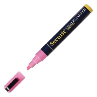 photo 1 marqueur craie 6mm securit rose