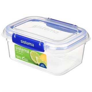 photo 2 boîte alimentaire rectangulaire sistema klip it plus 1l