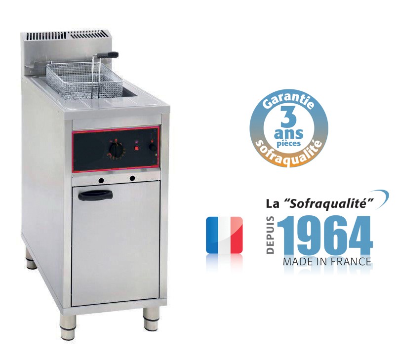 SOFRACA - FRITEUSES FORAINES 10 LITRES - GAZ GN - SPÉCIALE SURGELÉS ET HAUT  DÉBIT - 8400 WATTS