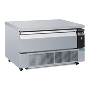 Soubassement double réfrigération 1 tiroir polar série u 2x gn 1/1