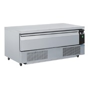 Soubassement double réfrigération 1 tiroir polar série u 3x gn 1/1