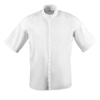 photo 1 veste col officier southside blanche - taille s