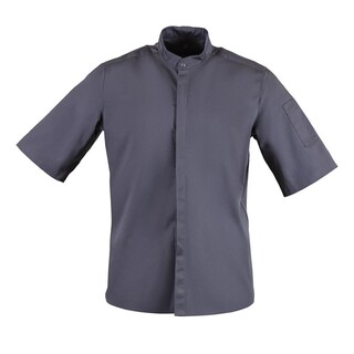 photo 1 veste col officier southside gris anthracite - taille l