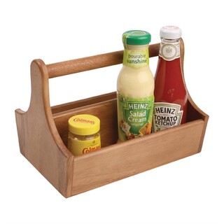 photo 3 panier à condiments en bois acacia tg woodware