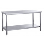 Table de travail inox version centrale démontable 700x600x800mm
