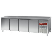 Table frigorifique, ventilé, 4 portes EN 600x400 760 L
