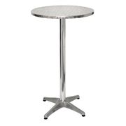 Table mange debout en acier inoxydable