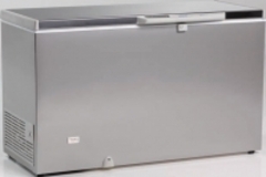 Photo 1 matériel référence SCO50LI: Congélateur coffre aspect INOX porte pleine 500 litres
