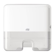 Photo 1 matériel référence DB462: Distributeur mini pour essuie-mains interfoliés Tork blanc