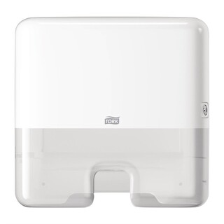 photo 1 distributeur mini pour essuie-mains interfoliés tork blanc