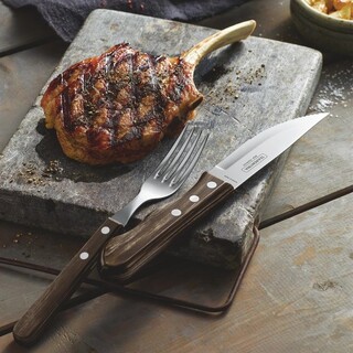 photo 2 couteaux à steak tramontina jumbo - lot de 4